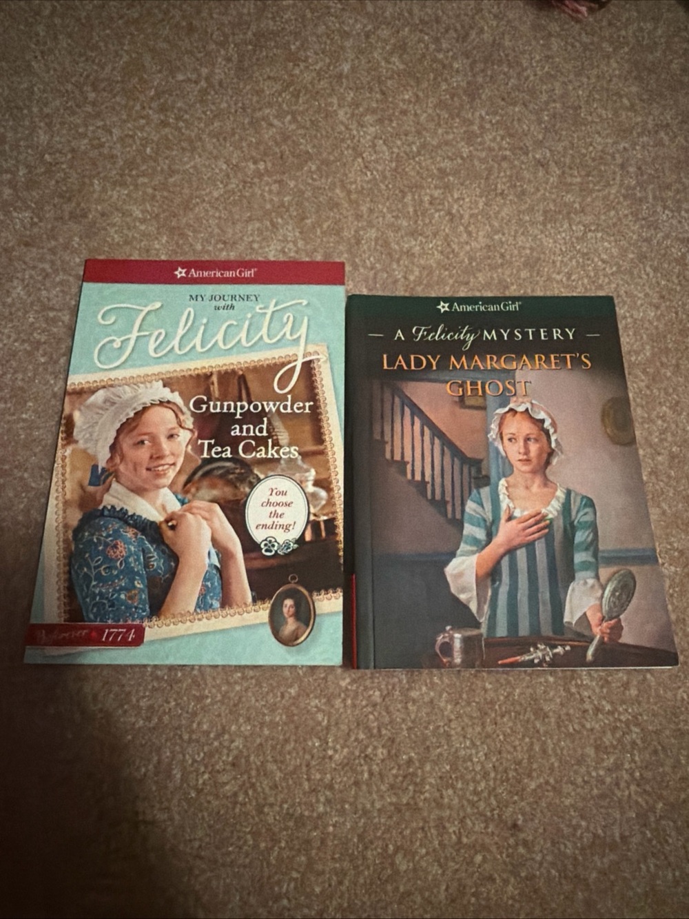 Lot of 2 American Girl Felicity Books - Beforever & a mystery